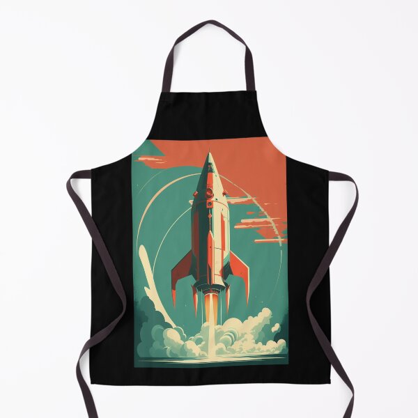 Item preview, Retro science fiction Rocket 1960s  designed and sold by RESToRAPTOR.