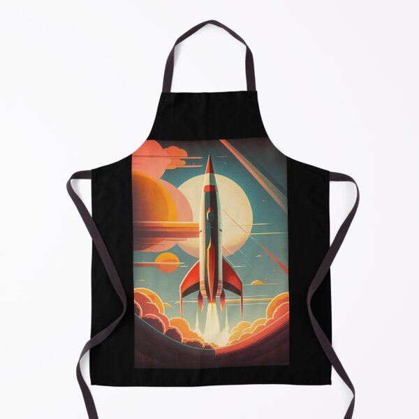 Item preview, Retro science fiction Rocket 1960s designed and sold by RESToRAPTOR.