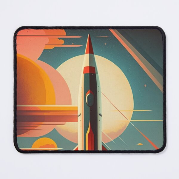 Item preview, Retro science fiction Rocket 1960s  designed and sold by RESToRAPTOR.