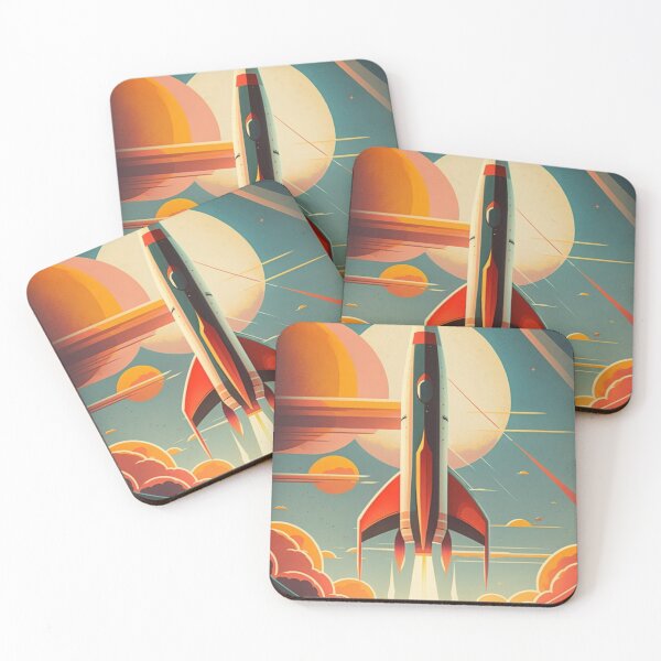Item preview, Retro science fiction Rocket 1960s  designed and sold by RESToRAPTOR.