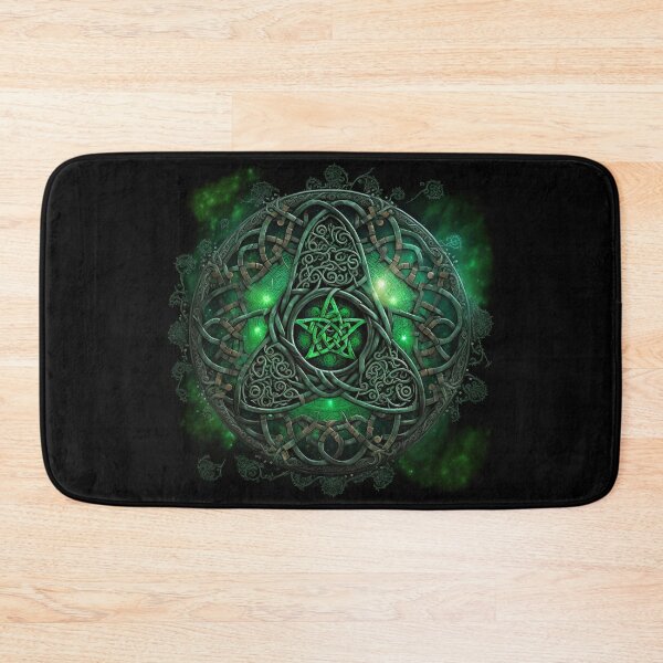 Item preview, Green Metallic Celtic Knot with Glowing Green Hue designed and sold by Dragonstrom.
