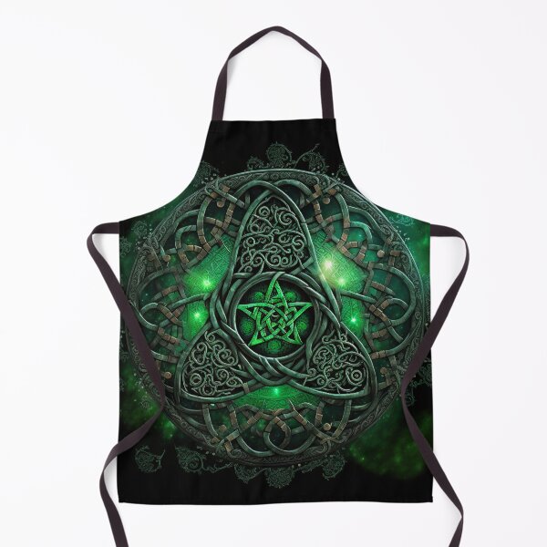 Item preview, Green Metallic Celtic Knot with Glowing Green Hue designed and sold by Dragonstrom.