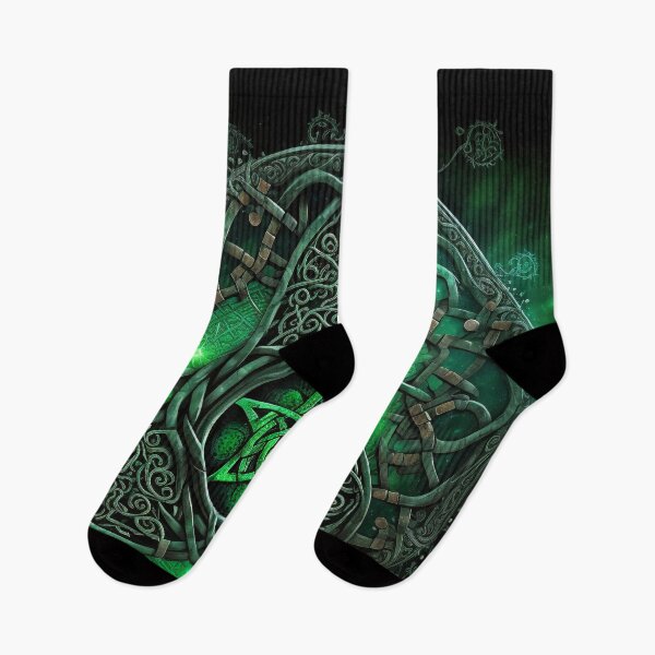 Item preview, Green Metallic Celtic Knot with Glowing Green Hue designed and sold by Dragonstrom.