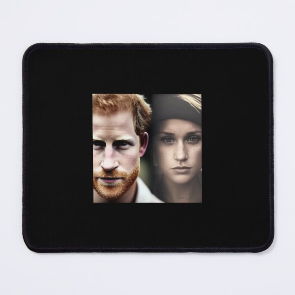 Item preview, Prince Harry and Meghan Markle designed and sold by UglyAIArtwork.