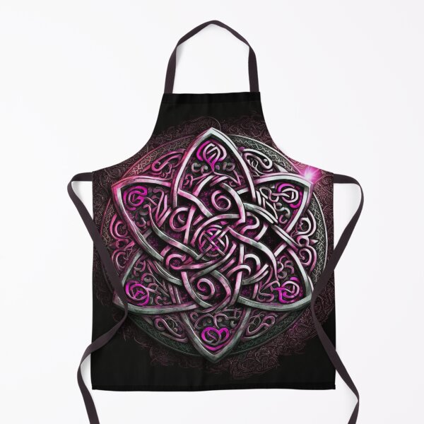 Item preview, Pink and Silver Glowing Metallic Celtic Knot designed and sold by Dragonstrom.