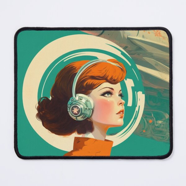 Item preview, Retro science fiction Girl 1960s  designed and sold by RESToRAPTOR.