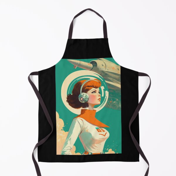Item preview, Retro science fiction Girl 1960s  designed and sold by RESToRAPTOR.