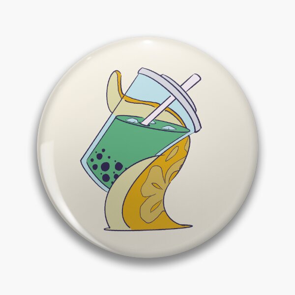 Item preview, boba tentacle - orange+matcha designed and sold by wllwsp.