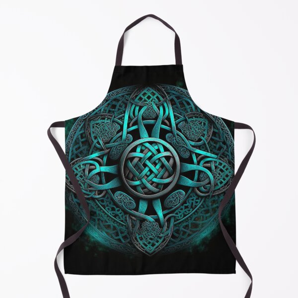 Item preview, Turquoise Metallic Celtic Knot with Soft Glow designed and sold by Dragonstrom.