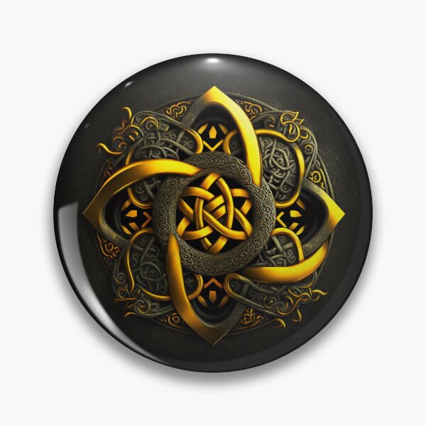 Item preview, Yellow Celtic Knot with Soft Glow designed and sold by Dragonstrom.