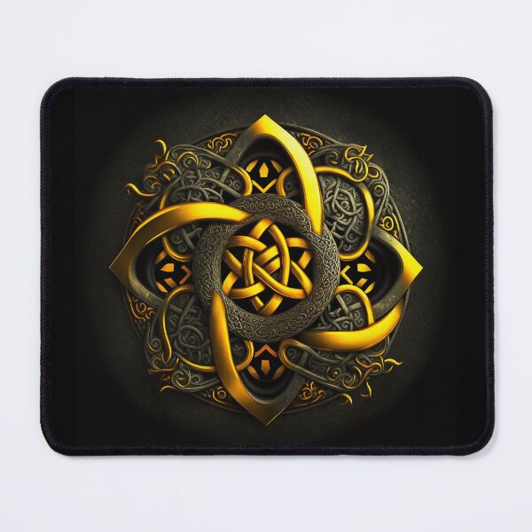 Item preview, Yellow Celtic Knot with Soft Glow designed and sold by Dragonstrom.