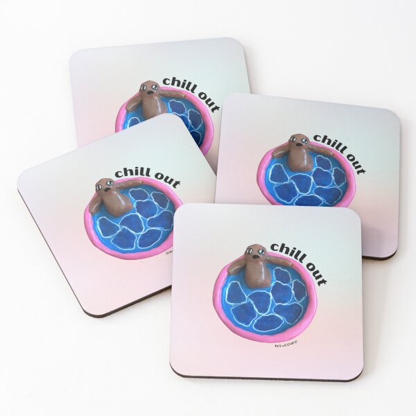 Item preview, Chill out Blob Dude in Pool, Aesthetic Pastel | lilsboobthangs designed and sold by lilsboobthangs.