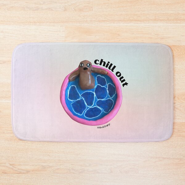 Artikelvorschau, Chill out Blob Dude in Pool, Aesthetic Pastel | lilsboobthangs entworfen und verkauft von lilsboobthangs.