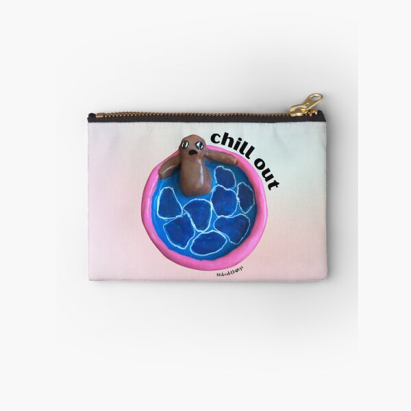 Item preview, Chill out Blob Dude in Pool, Aesthetic Pastel | lilsboobthangs designed and sold by lilsboobthangs.