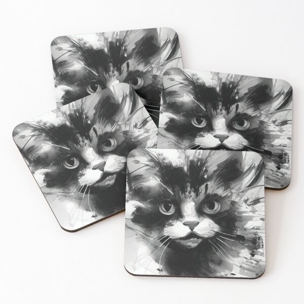 Item preview, Cat Black & White designed and sold by mghtymvrk2040.