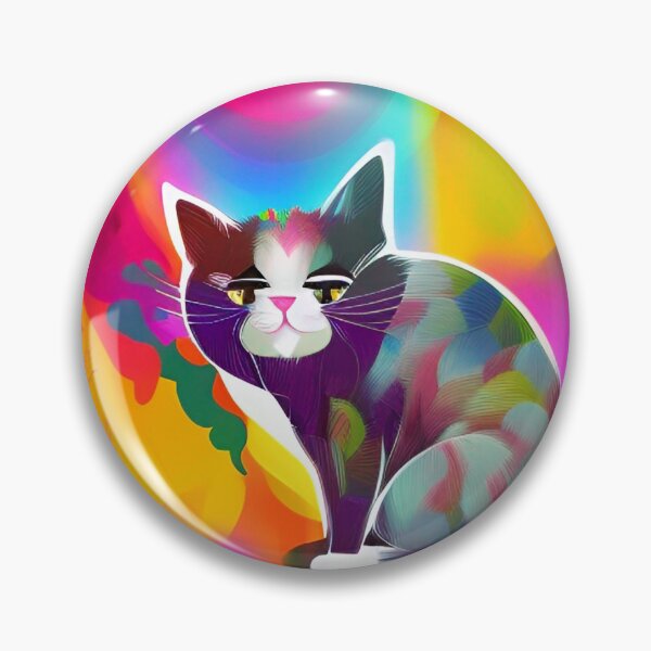 Item preview, Cat Colorful Abstract  designed and sold by mghtymvrk2040.