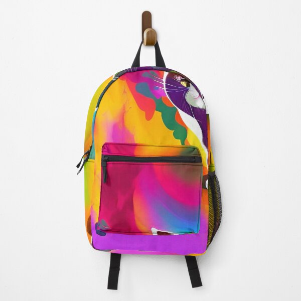 Item preview, Cat Colorful Abstract designed and sold by mghtymvrk2040.