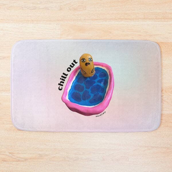 Artikelvorschau, Chill out Blob Dude in Pool, Aesthetic Pastel | lilsboobthangs entworfen und verkauft von lilsboobthangs.