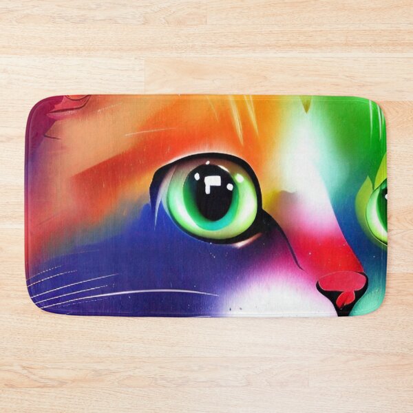 Item preview, Cat Colorful Rainbow designed and sold by mghtymvrk2040.