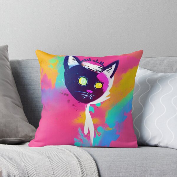 Item preview, Cat Face Colorful designed and sold by mghtymvrk2040.