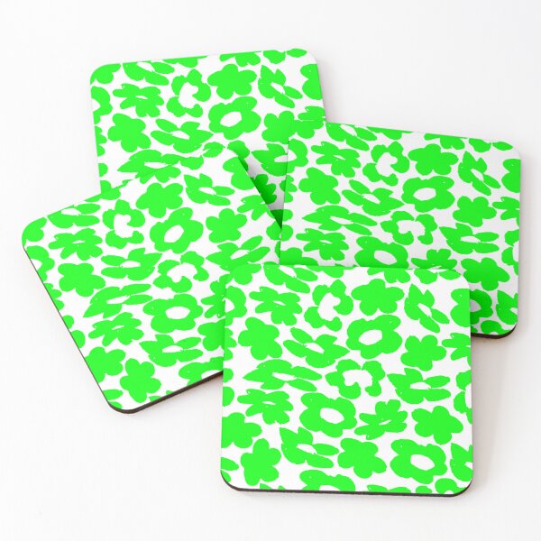Item preview, Lime Green Flowers designed and sold by Jaana Day.