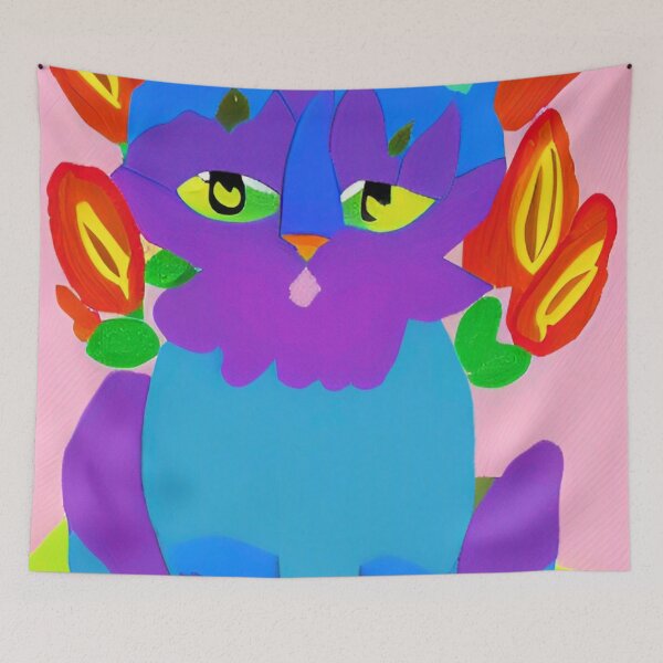 Item preview, Cat Fire Flower designed and sold by mghtymvrk2040.
