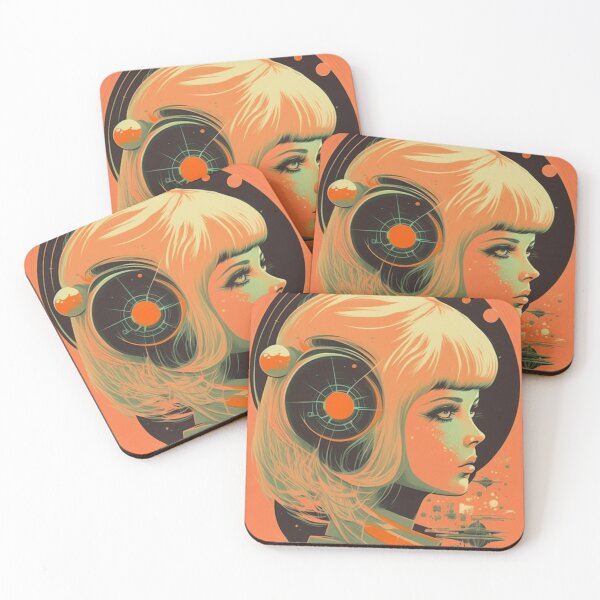 Item preview, Retro science fiction Girl 1960s  designed and sold by RESToRAPTOR.