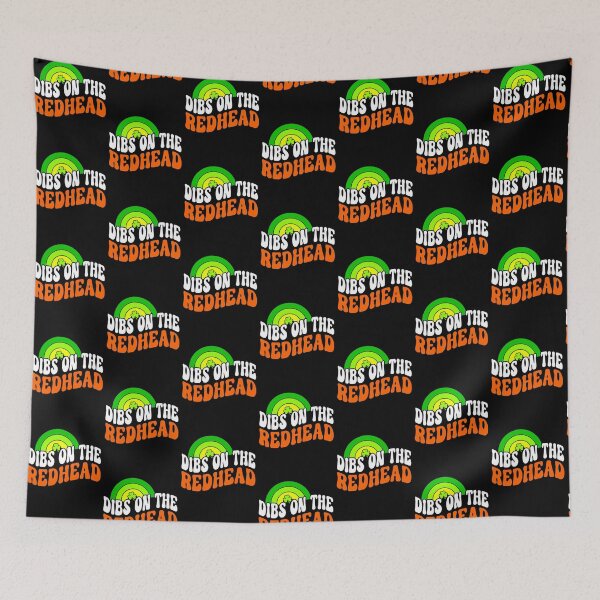 Item preview, Dibs On The Redhead Funny St Patricks Day Party Groovy T-shirt designed and sold by KGN  CREATIVITY.