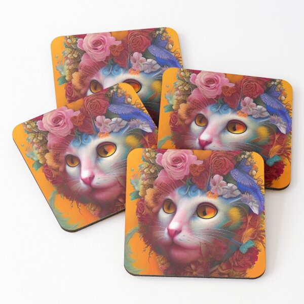 Item preview, Cat Floral Organic designed and sold by mghtymvrk2040.