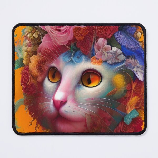 Item preview, Cat Floral Organic designed and sold by mghtymvrk2040.
