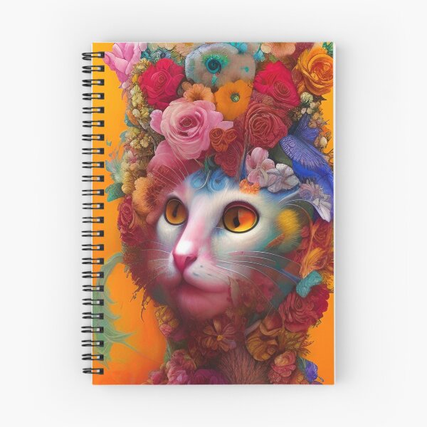 Item preview, Cat Floral Organic designed and sold by mghtymvrk2040.