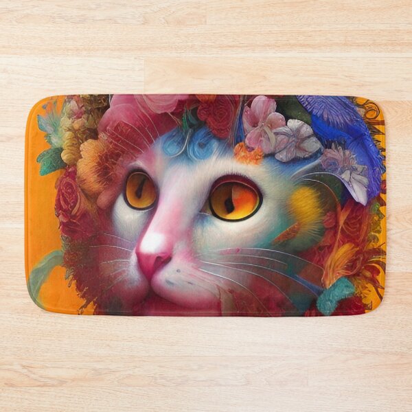 Item preview, Cat Floral Organic designed and sold by mghtymvrk2040.