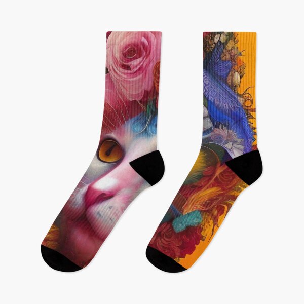 Item preview, Cat Floral Organic designed and sold by mghtymvrk2040.