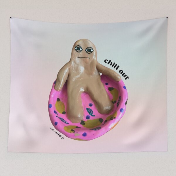 Item preview, Chill out Blob Bro, Aesthetic Pastel | lilsboobthangs designed and sold by lilsboobthangs.