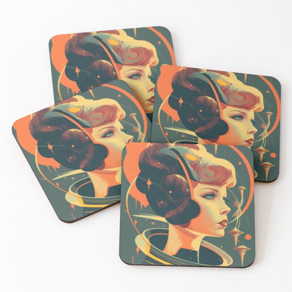 Item preview, Retro science fiction Girl 1960s  designed and sold by RESToRAPTOR.