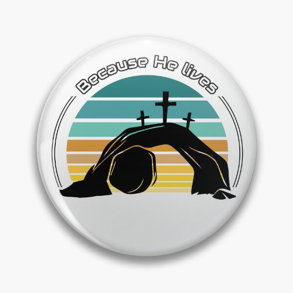 Item preview, Because He lives designed and sold by simplydesignart.