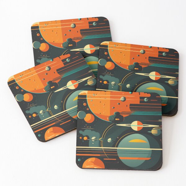 Item preview, Retro science fiction Planet System 1960s  designed and sold by RESToRAPTOR.