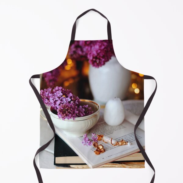 Item preview, SUBLIME #49 - Sprig of Lilac in a Teacup on a Book designed and sold by DEL-Productions.