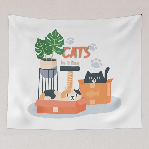 Item preview, Cats in a Box designed and sold by Miguelwilder.