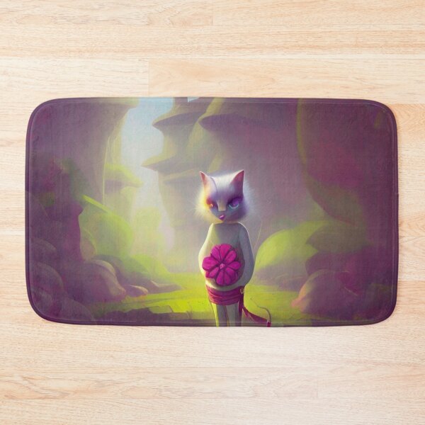 Item preview, Cat Holding Flower designed and sold by mghtymvrk2040.