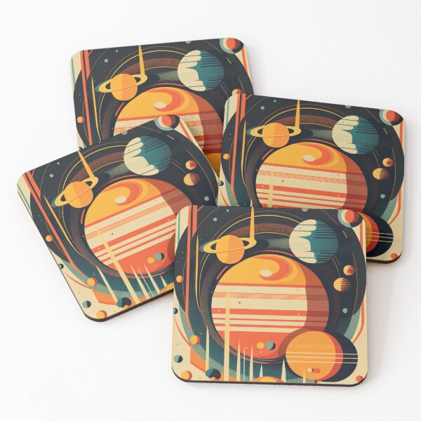 Item preview, Retro science fiction Planet System 1960s  designed and sold by RESToRAPTOR.