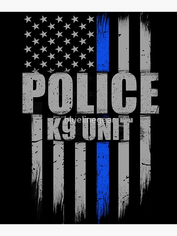 thin blue line k9 wallpaper