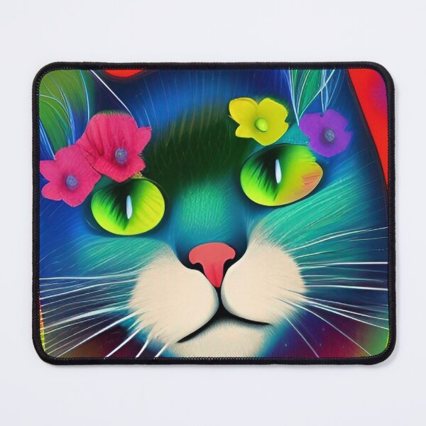 Item preview, Cat Floral Cute designed and sold by mghtymvrk2040.
