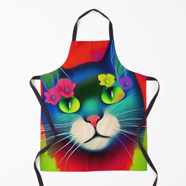 Item preview, Cat Floral Cute designed and sold by mghtymvrk2040.