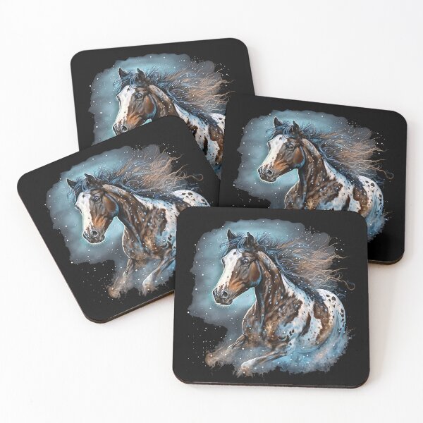 Item preview, APPALOOSA HORSE RUNNING WILD AND FREE  Midjourney AI Artwork designed and sold by davidjulie.