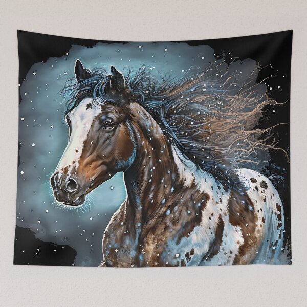 Item preview, APPALOOSA HORSE RUNNING WILD AND FREE  Midjourney AI Artwork designed and sold by davidjulie.