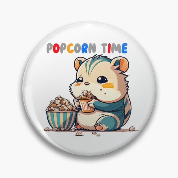 Item preview, Popcorn Time with Hamster designed and sold by mtperspective.