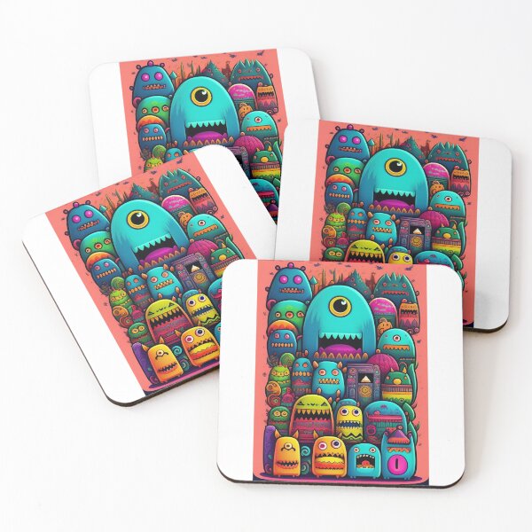 Item preview, Cartoon monsters designed and sold by Murilislolja.