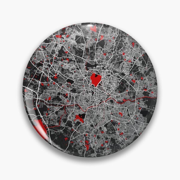 Item preview, Hyderabad City Map of Telangana, India - Oriental designed and sold by deMAP.