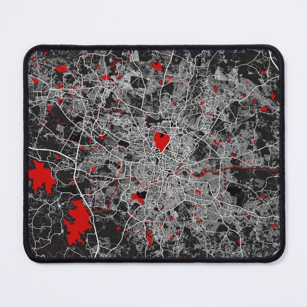 Item preview, Hyderabad City Map of Telangana, India - Oriental designed and sold by deMAP.